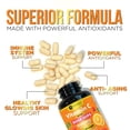 thumbnail image 5 of Vitamin C 1000mg Per Serving - Extra Strength Daily Immune Support with Rose Hips Chewable Supplement - Sugar Free Tasty Orange Flavor - Antioxidant & Collagen Support - USA Bottled - 60 Tablets, 5 of 9