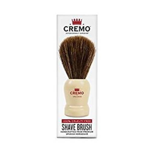Cremo 100% Cruelty-Free Shave Brush Handcrafted From Premium Spanish Horsehair Cremo 100% Cruelty-Free Shave Brush Handcrafted From Premium Spanish Horsehair