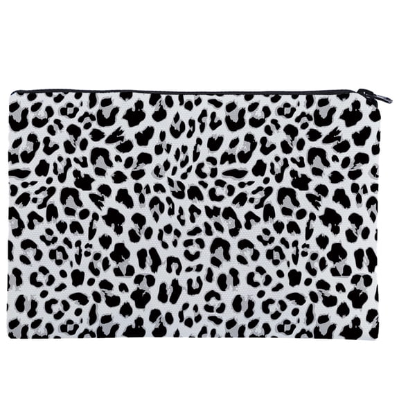 1pc Leopard Print Cosmetic Makeup Bag Travel Toiletry Storage Portable Multi-Functional Oxford Cloth Bag for Girls