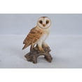 thumbnail image 6 of 7.25" Barn Owl on Stump Outdoor Garden Statue, 6 of 6