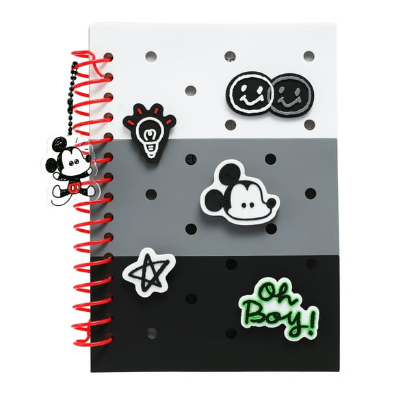 MINISO Disney Marvellous Mickey Collection Holes Book (80 Sheets) - Practical & Charming Mickey - Themed Notebook