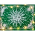thumbnail image 4 of ICC Sun and Moon Tapestry, Black and White Tapestries Mystic Burning Sun with Star Wall Hanging decor for Bedroom 30 x 40 Inches, 4 of 4