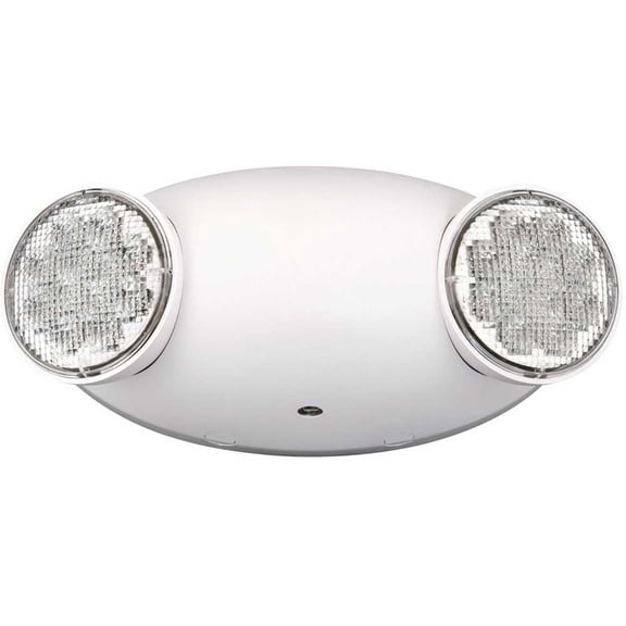 Hubbell Lighting CU2 Compass 2-Watt 3-Volt DC White Integrated LED Emergency Light with Long-Life Nickel Cadmium Battery Color/Finish Family