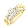 thumbnail image 3 of 1.50 Carat Classic Moissanite Bridal Set on 10k White Gold, 3 of 5