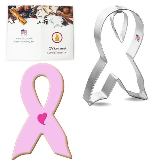 Awareness Ribbon Cookie Cutter 4 in