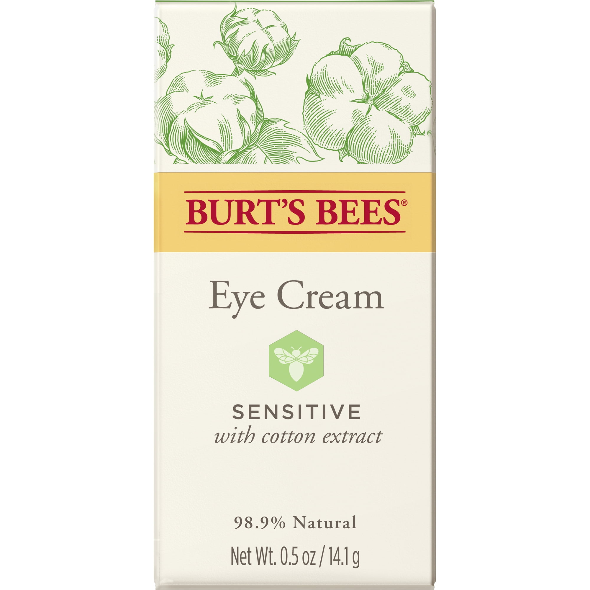 burt's bees sensitive eye cream eczema