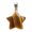 5.tiger eye stone, variant on Star Pendant Star Charm Fashion Jewelry Accessory Natural Stone Material