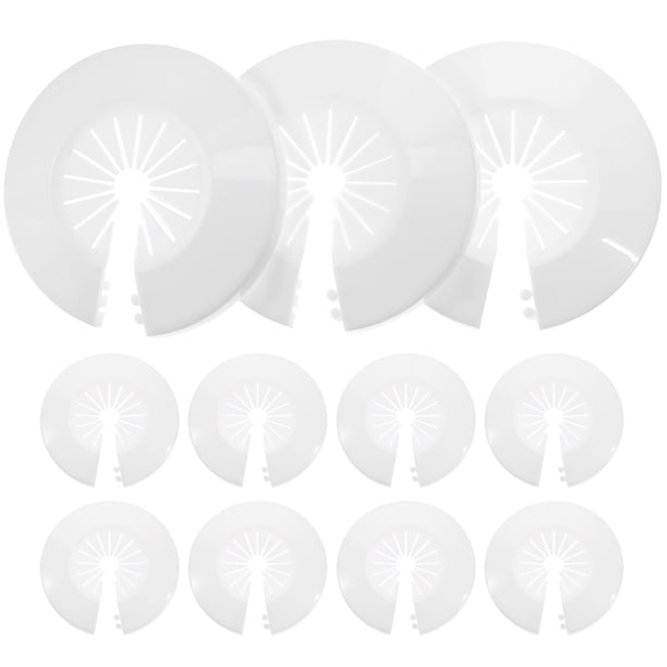 BRIGHTFUFU Cubiertas de orificio de aire acondicionado de 20 piezas cubiertas decorativas de aire acondicionado cubiertas de orificios de pared