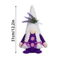 thumbnail image 2 of Purple Doll Doll Cute Doll Doll Tabletop Decoration Small Ornament Set Glass Christmas Decorations Ornament Set with Topper Christmas Ornament Bulbs Neutral Ornament Set Snowflake Christmas Ornament, 2 of 3