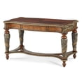 thumbnail image 3 of Michael Amini Villa Valencia Wood Writing Desk - Classic Chestnut, 3 of 7