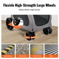 thumbnail image 4 of KFFKFF Pet Stroller, Portable 4-Wheels Dog Stroller Carrier 160lbs, 4 of 10