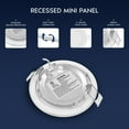 thumbnail image 3 of LUXRITE 4 Inch Canless Spotlight LED Recessed Light 5CCT Dimmable 650/800/1066LM 8W/10W/13W ETL 24 Pack, 3 of 7