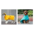 thumbnail image 2 of Xiao Hua Chubasquero impermeable para perros, ropa ligera para la lluvia con capucha tipo poncho (XL, amarillo), 2 of 4
