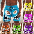 thumbnail image 2 of CHENge Men Plus Size Beach Shorts 4x Casual Floral Swim Trunks Quick-Dry Beach Swimming Shorts with Pockets Anti-Chafe Beach Shorts Bathing Suits, 2 of 5