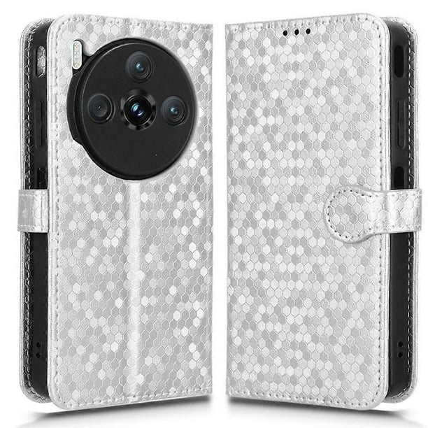 For ZTE nubia Z60S Pro 5G Wallet Case Dot Pattern Imprint PU Leather Phone Cover - Green