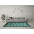 thumbnail image 3 of Ahgly Company Indoor Rectangle Oriental Light Blue Industrial Area Rugs, 6' x 9', 3 of 4
