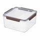 thumbnail image 2 of Recipiente para almacenar alimentos, caja transparente para mantener la frescura, juego de 1 pieza con tapa con cierre, hermético y a prueba de fugas para preparar comidas, ideal para, 2 of 6