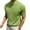 Green, variant on QIPOPIQ Men's Fashion Mock Turtleneck T-Shirts Long Sleeve Pullover Sweater Basic Designed Undershirt Slim Fit Top Clearance