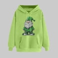 thumbnail image 6 of NuoCaiYun Sweatshirts for Women Casual Loose Hoodies St. Patrick's Day Print Long Sleeve Drawstring Hooded Pullover with Pockets, 6 of 6