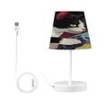 thumbnail image 2 of YAZAOO Table Lamp Creative Cosmic Cat Crew Pattern Simple Pattern Night Light, 2 of 8
