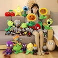 thumbnail image 3 of Plants vs 2 Video Game Character Plush Toys Plants Peashooter SunFlower Anime Stuffed Plush Dolls Gifts for Children, 3 of 4