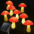 thumbnail image 7 of 8-Pack Red Mushroom Solar Lights for Outdoor Garden Decor, 7 of 7