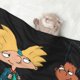 thumbnail image 2 of Manta para perros Hey Arnold, manta suave y cálida, mantas para perros para niñas y niños, manta para mascotas, manta de terciopelo de doble cara para mascotas, 2 of 8