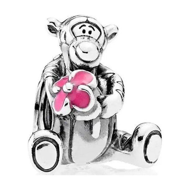 Disney-abalorio Original de Plata de Ley 925, accesorio de Mickey Mouse, Winnie the Pooh, compatible con pulsera Pandora, joyería artesanal, Makin, novedad