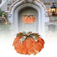 thumbnail image 1 of Handmade Halloween Pumpkin Wreath For Festive Decoration, 1 of 9