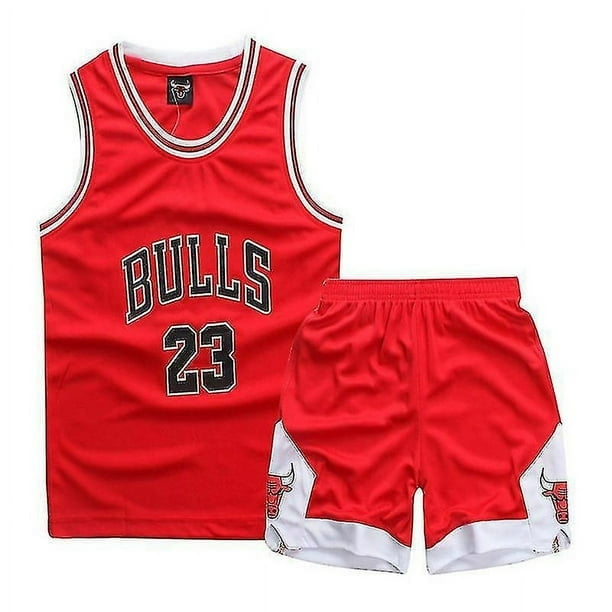 Chicago Bulls #23 Michael Jordan Jersey No.23/Conjunto de uniforme de baloncesto para niños/rojo 2XL