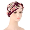 thumbnail image 3 of Floral Patterned Headscarf and Hairband for Everyday Style—Braided Bonnet Design for All-Day Comfort and Versatility, 3 of 3