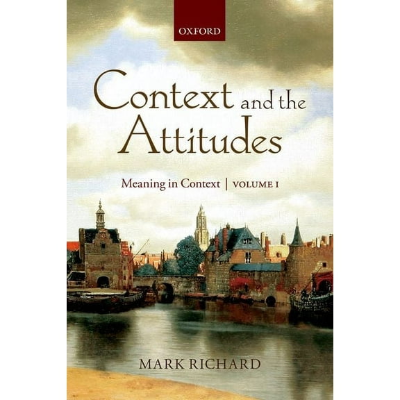Context & the Attitudes Vol 1 P, (Paperback)