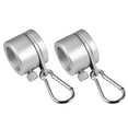 thumbnail image 1 of FRCOLOR Flag Pole Ring 2 PCS/Set 1 inch Rotating Flag Pole Clip Mounting Rings with Metal Clips,1.97"X1.57"X1.18", 1 of 5
