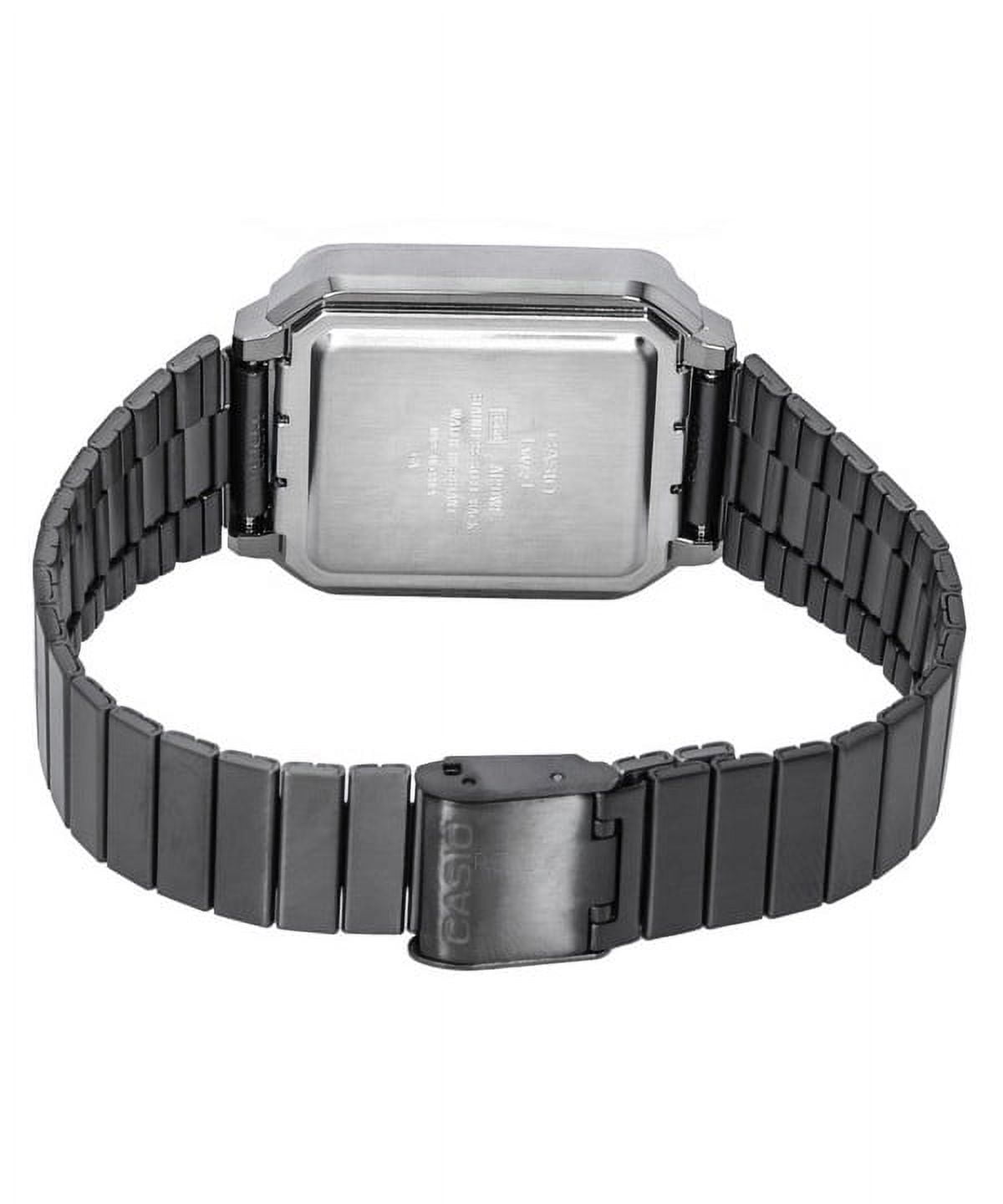 Casio Vintage Digital Stainless Steel Bracelet Quartz A120WEGG-1B Unisex  Watch
