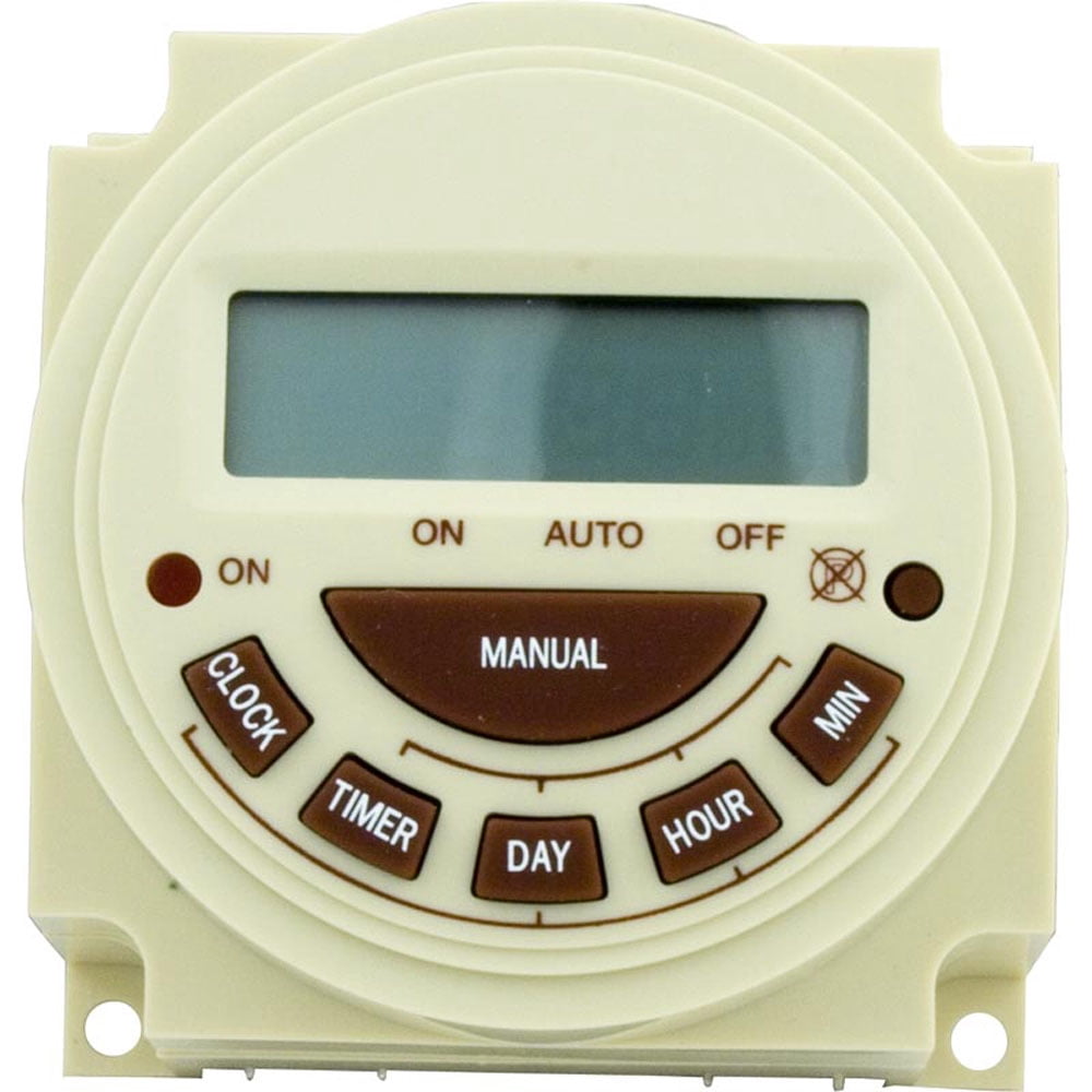 GE Heavy-Duty 7-Day Digital Metal Box Timer, Outdoor 7 Day 7 on
