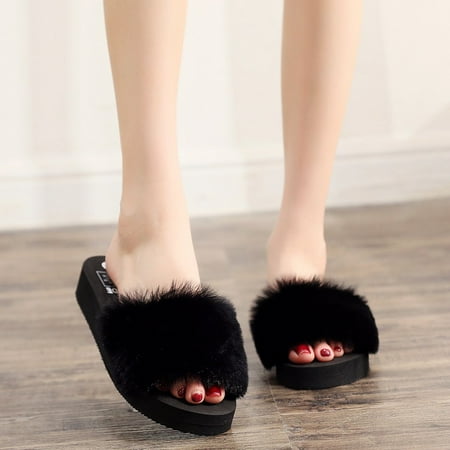 

Tangnade women shoes Summer Women Sandals Non-Slip Casual Sandals Wedges Beach Slippers Shoes Black 37