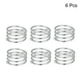thumbnail image 3 of Uxcell Metal Napkin Rings 6Pcs Spiral Napkin Ring Holder Buckle for Dining Table Silver Tone, 3 of 5