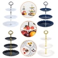 thumbnail image 4 of Luckyn Pastry Stand 3 Tier,Fruit Dessert Stand,Small Cupcake Stand Cookie Tray Rack for Wedding Home Birthday Party Decor,White, 4 of 5