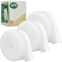 YANWEN 3-Roll 49FT Self-Adhesive Silicone Draft Stopper - Heavy Duty for Doors/Windows