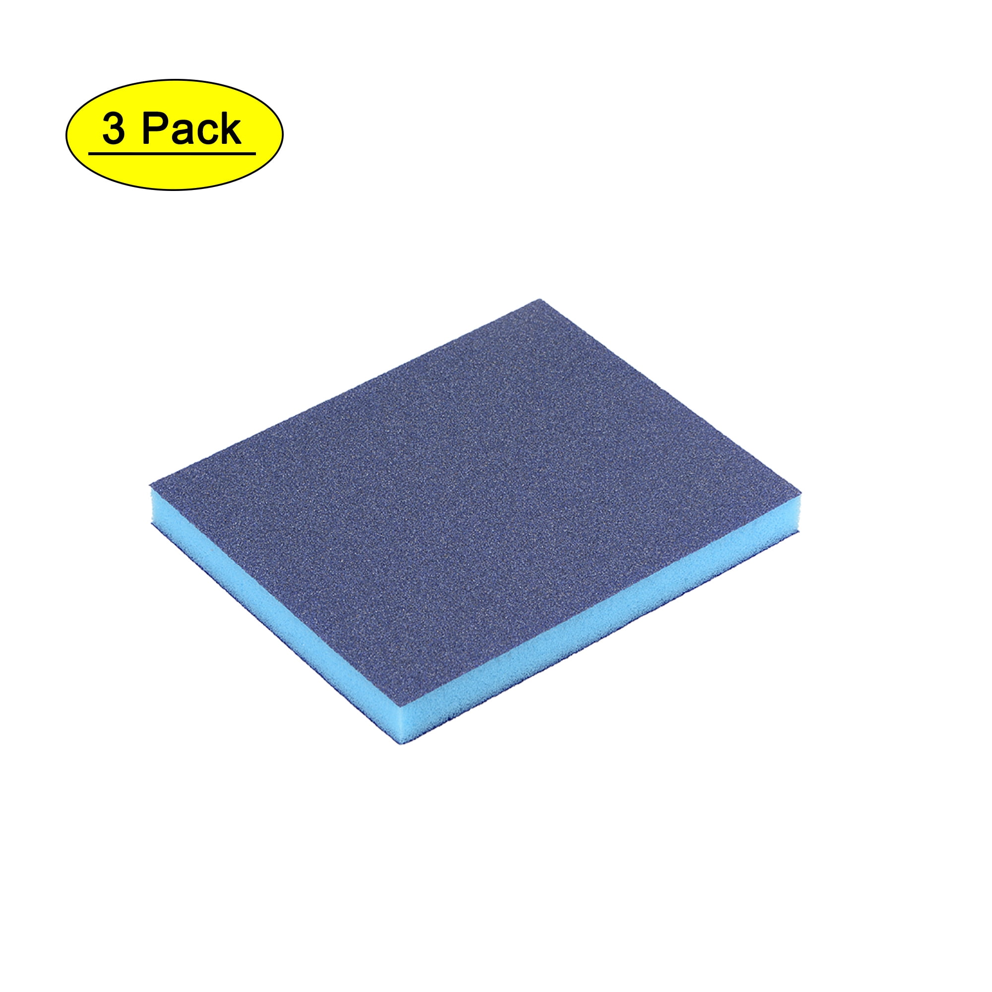 120-Grits Medium Grit Sand Block Pad uxcell Sanding Sponge Sanding Block 4.7 x 3.9 x 0.5 Size 12pcs 
