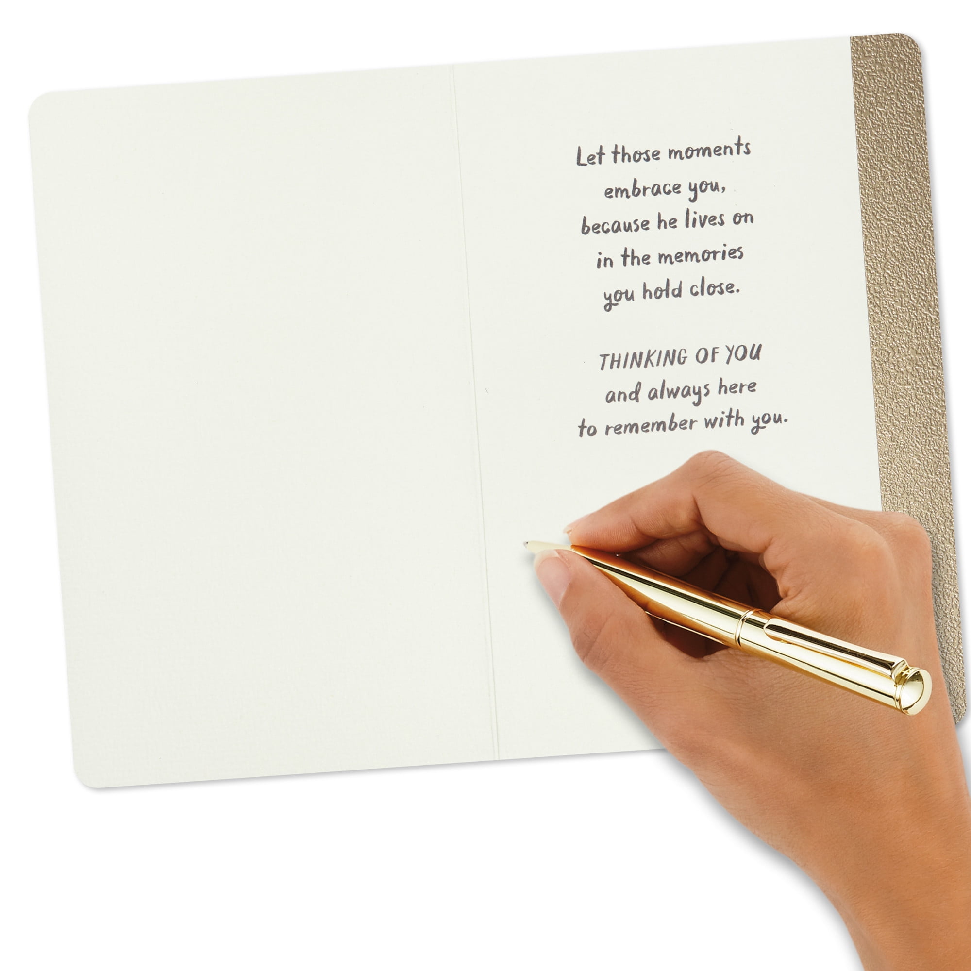 Hallmark Sympathy Card (The Memories You Hold Close)