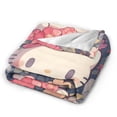 thumbnail image 3 of Hello Kitty Throw Blanket, Cozy Flannel Blankets For Boys Girls, Super Soft Warm Blanket For Couch Sofa Bed, 3 of 9