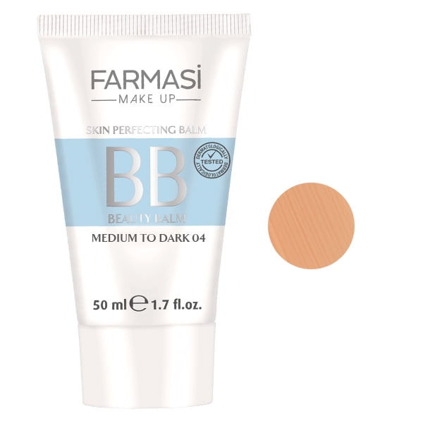 Farmasi Beauty Balm BB Medium to Dark 04 Cream, 2 Pack - 50ml/1.7fl.oz
