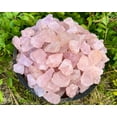 thumbnail image 5 of Rough Natural Rose Quartz Wholesale Bulk Lots, LARGE 2 - 3" Rose Quartz Crystals, 5 of 6