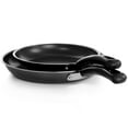 thumbnail image 2 of Gibson Everyday Highberry 2 Piece 12in and 10in Frying Pan Set in Metallic Grey, 2 of 5