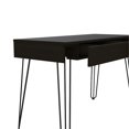 thumbnail image 2 of Tuhome Black Modern Engineered Wood Mumbai Computer Desk, 2 of 12