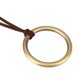 thumbnail image 3 of Cordón l collar del colgante la aleación de bronce s mujeres hombres Fernando Círculo colgante collar, 3 of 8