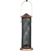 Angle View: Wood Link COPTMINI 0.5 Lb Brushed Copper Mini Nyjer® Thistle Feeder