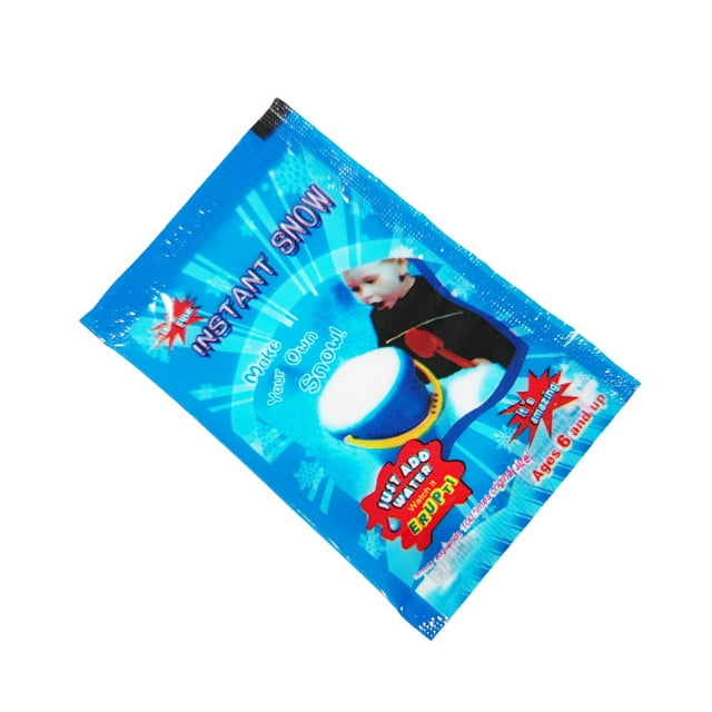 Instant Snow Powder Artificial Inflatable Snowflake Absorbant powder Xmas Magic Prop Chirstmas Decor Kid Toy