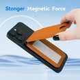 thumbnail image 3 of Cartera CORLAGOON MagSafe de piel con 5 tarjetas RFID, color marrón, 3 of 6